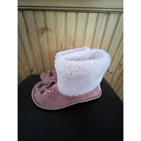 Disney - Minnie Mouse Boot Slippers - Medium Size 7/8 - Picture 2 of 15